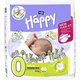 Bella HAPPY 0 Before NEWBORN detské plienky pre predčasne narodené deti,  46 ks