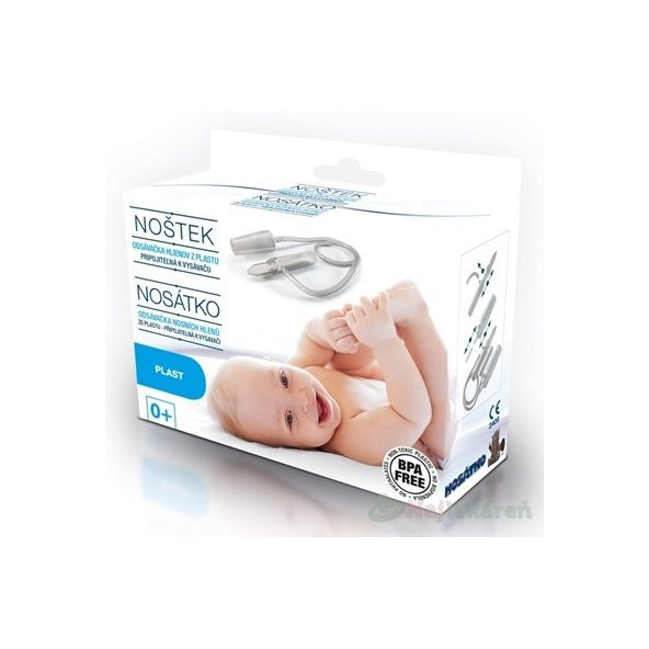 NOŠTEK ODSÁVAČKA HLIENOV Z PLASTU modrá