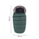 PETITE&MARS Set fusak Comfy 4v1 + rukavice Fjora Veritable Khaki