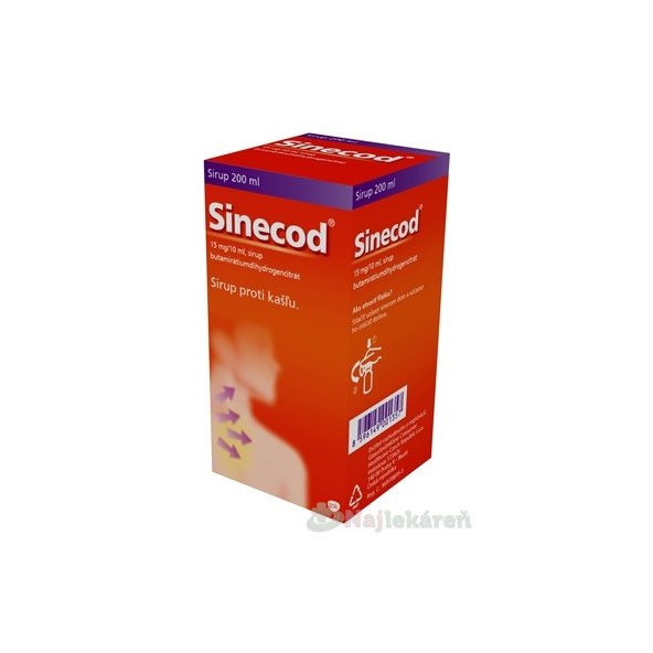 Sinecod sirup proti kašľu 200 ml
