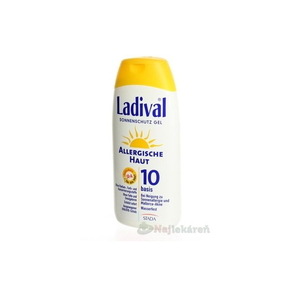 LADIVAL Allerg OF 10, 200 ml gél