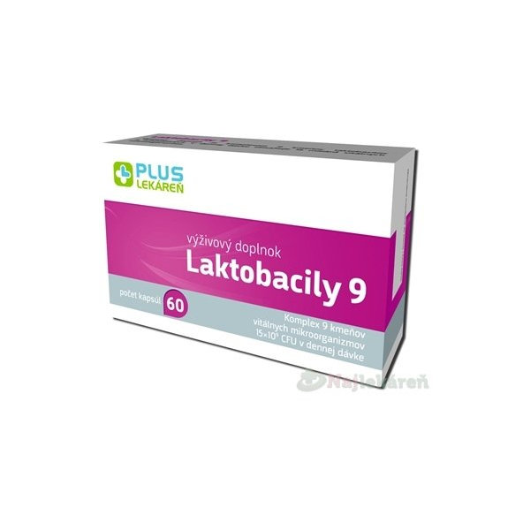 PLUS LEKÁREŇ Laktobacily 9 60ks
