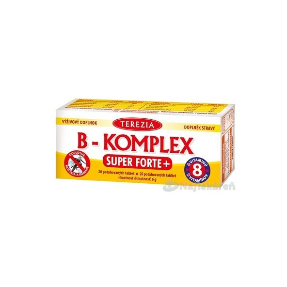 TEREZIA B-KOMPLEX SUPER FORTE+ 20tbl