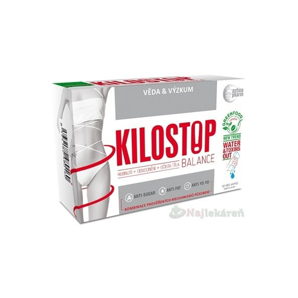 Astina KILOSTOP BALANCE na chudnutie a detoxikáciu, 60 ks
