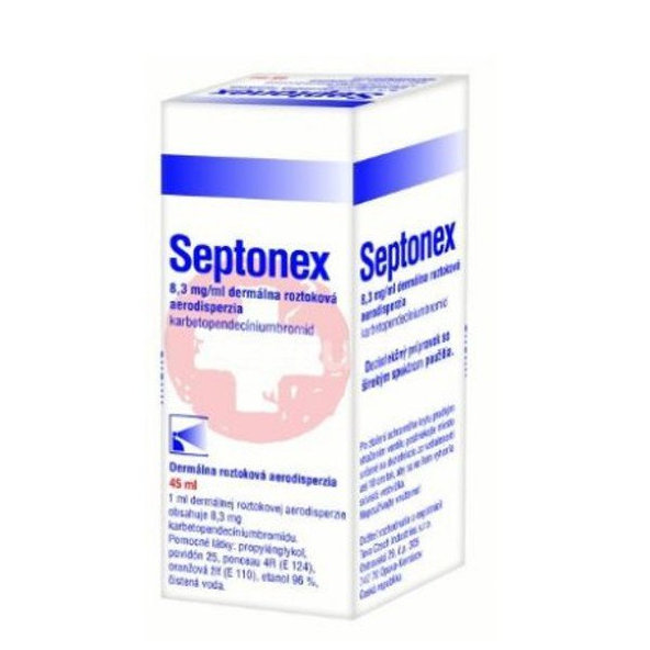 Septonex + roztoková aerodisperzia 45 ml