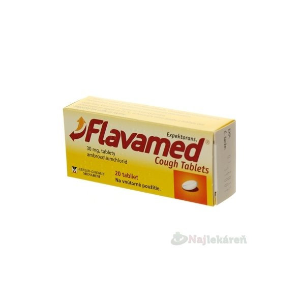 Flavamed Cough Tablets na vykašliavanie 20 tbl