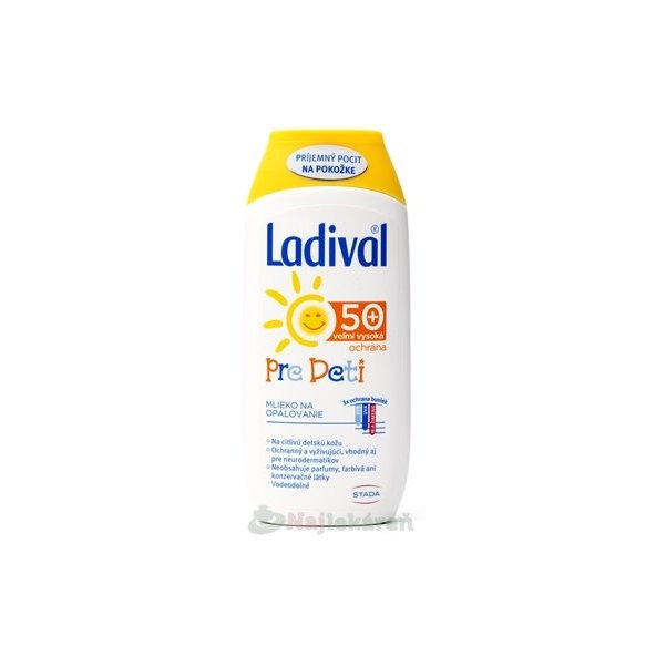 Ladival PRE DETI SPF 50+ mlieko 200ml