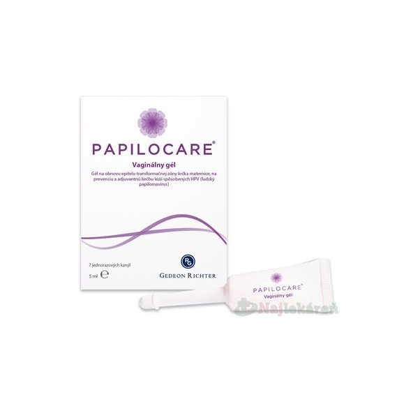 PAPILOCARE vaginálny gél na papilomavirus hpv 7x5 ml
