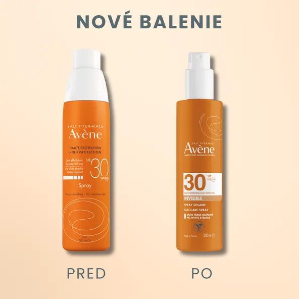 AVENE SUN Sprej SPF 30 na tvár a telo 200ml
