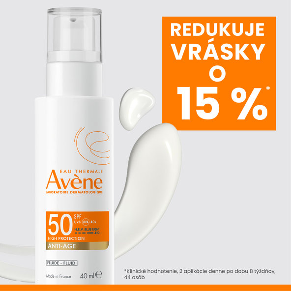 AVENE SUN Anti-age SPF 50 fluid proti starnutiu 40ml