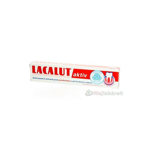 LACALUT AKTIV Zubná pasta proti parodontitíde a krvácaniu ďasien 75 ml