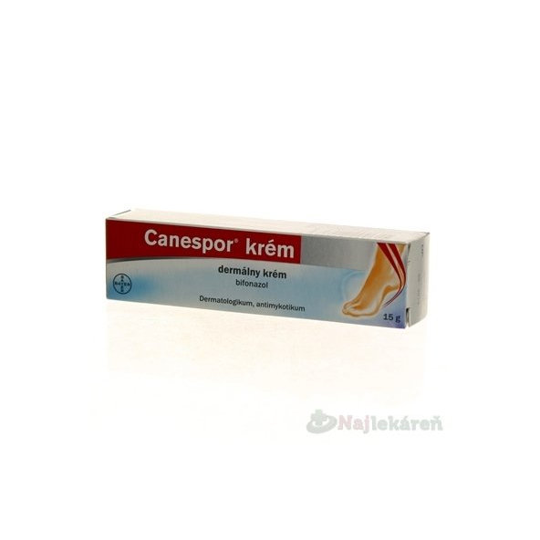 Canespor krém proti plesňovým ochoreniam kože 15g