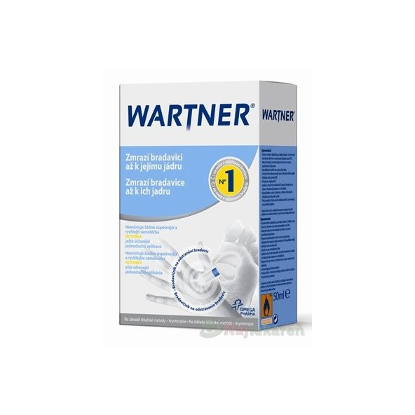 WARTNER bradavičník na bradavice a kurie oko 50ml