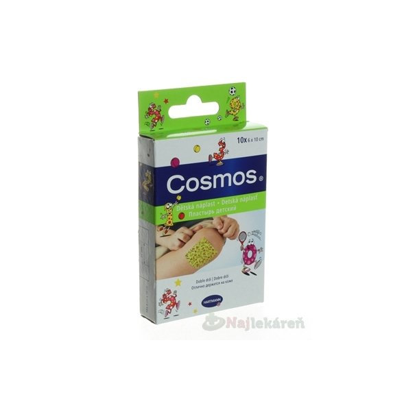COSMOS Detská náplasť na rany, detská (6x10cm) 10ks