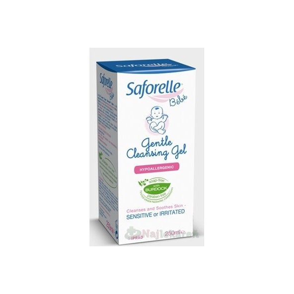 SAFORELLE Bebe jemný čistiaci gél 250ml
