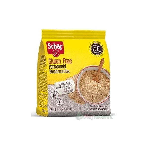 Schär Pan Gratí (Paniermehl), bezlepková strúhanka, 300g
