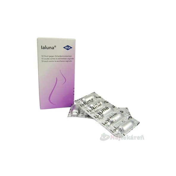 Ialuna vaginálne čapíky 10 kusov
