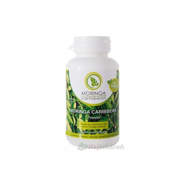 Moringa Caribbean, prášok 100g
