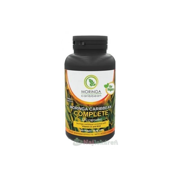 Moringa Caribbean COMPLETE, prírodný multivitamín 120ks