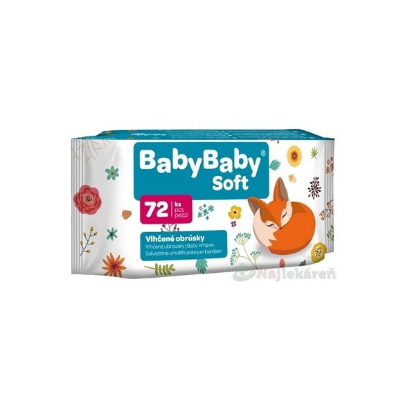 BabyBaby Soft vlhčené obrúsky 72ks