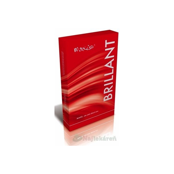 MAXIS BRILLANT LÝTKOVÉ PANČUCHY veľkosť 8,krátke, bez špice, svetlé 1pár