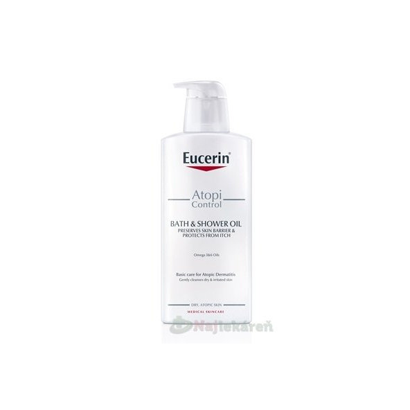 Eucerin AtopiControl Sprchový olej na suchú pleť 400ml