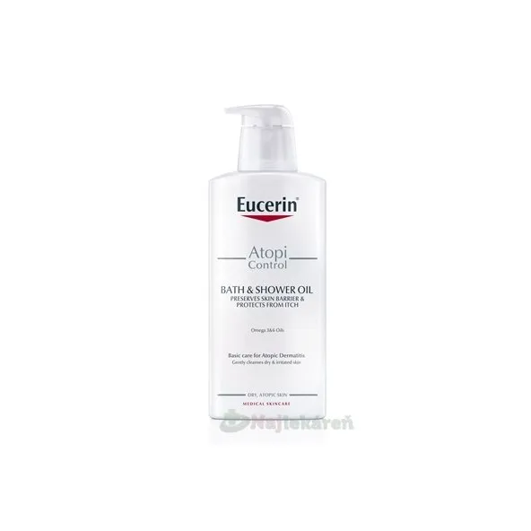 Eucerin AtopiControl Sprchový olej na suchú pleť 400ml