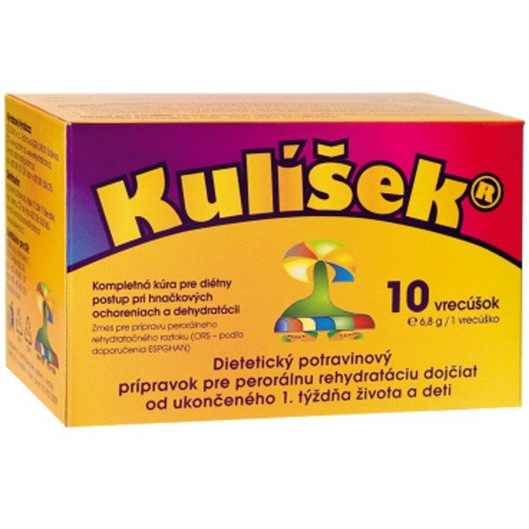 Kulíšek rehydratačný nápoj proti hnačke a vracaniu 10 vrecúšok