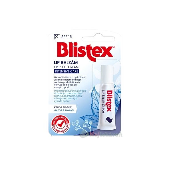Blistex Lippen-balsam balzam na pery, krém v tube, 6 ml