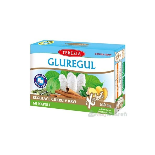 TEREZIA GLUREGUL pre normálnu hladinu cukru v krvi 60cps