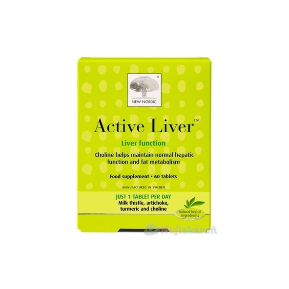 NEW NORDIC Active Liver na pečeň 60tbl