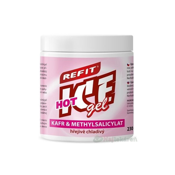 REFIT ICE GEL GÁFOR masážny gél 230 ml
