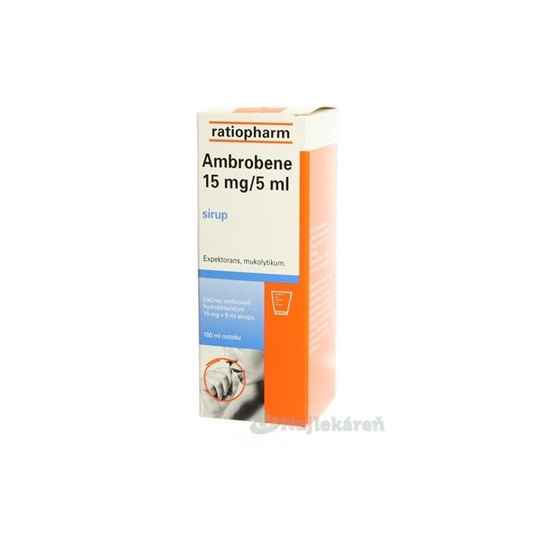 AMBROBENE 15 mg/5 ml sirup 100 ml