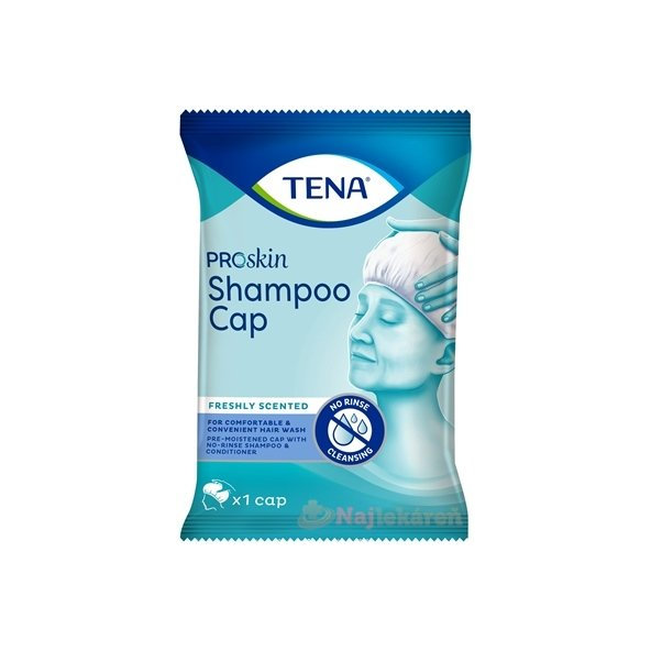 TENA Čiapka na umývanie vlasov shampoo cap 1ks