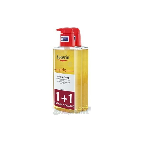 Eucerin pH5 Relipidačný sprchový olej 2x400ml