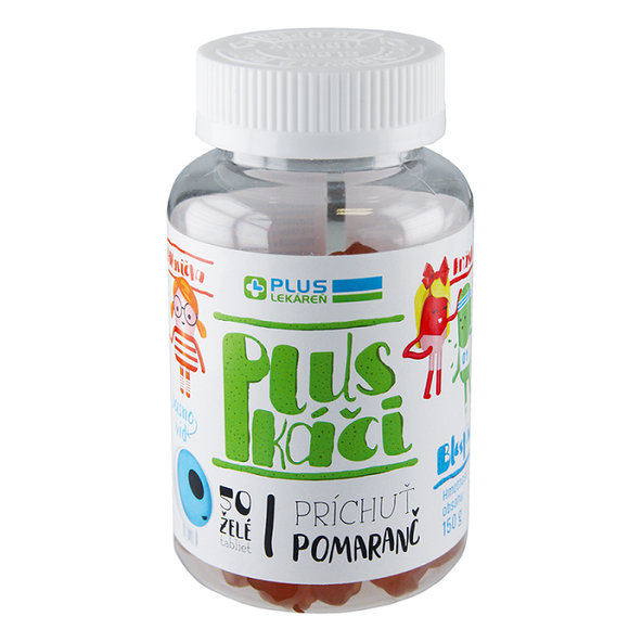 PLUS LEKÁREŇ Pluskáči želé pre deti 50ks