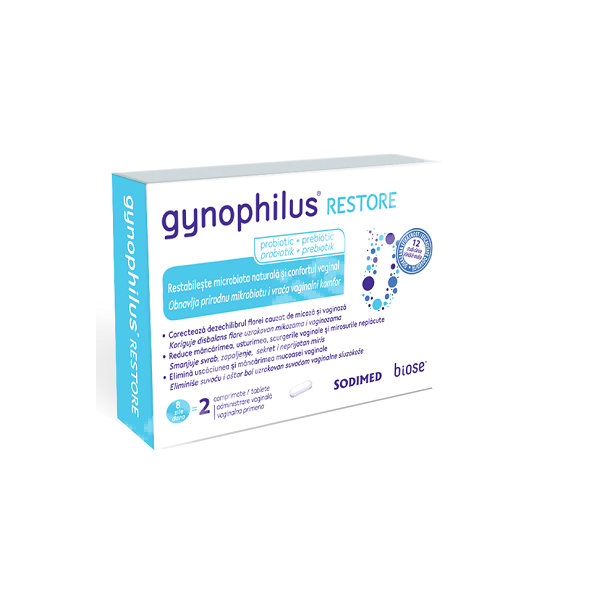 GYNOPHILUS RESTORE vaginálne tablety 2ks