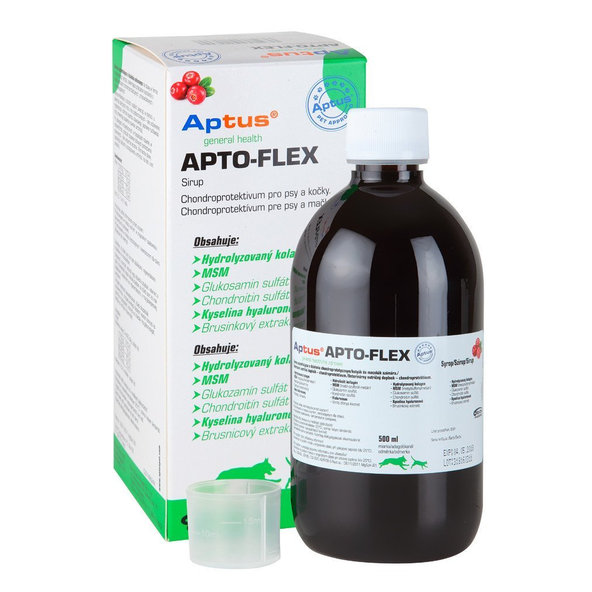 Aptus Apto-flex Sirup na kĺby pre psy a mačky 500ml
