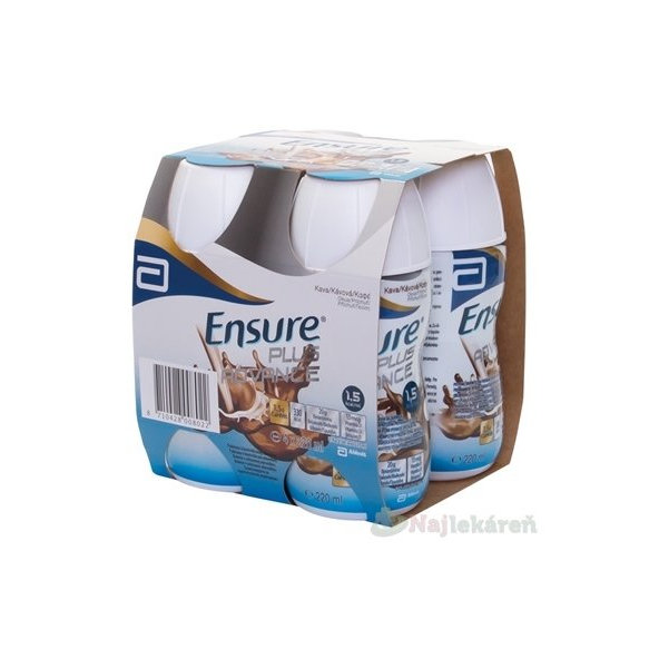 Ensure PLUS ADVANCE kávová príchuť 4x220 ml