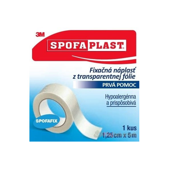 3M SPOFAPLAST č.431 Fixačná náplasť (1,25cmx5m) z netkanej textílie,cievka 1ks