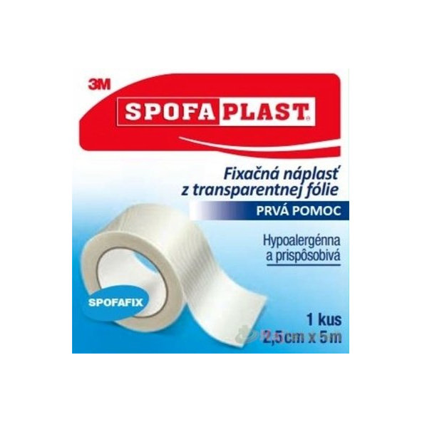3M SPOFAPLAST č.432 Fixačná náplasť (2,5cmx5m) z netkanej textílie, cievka 1ks