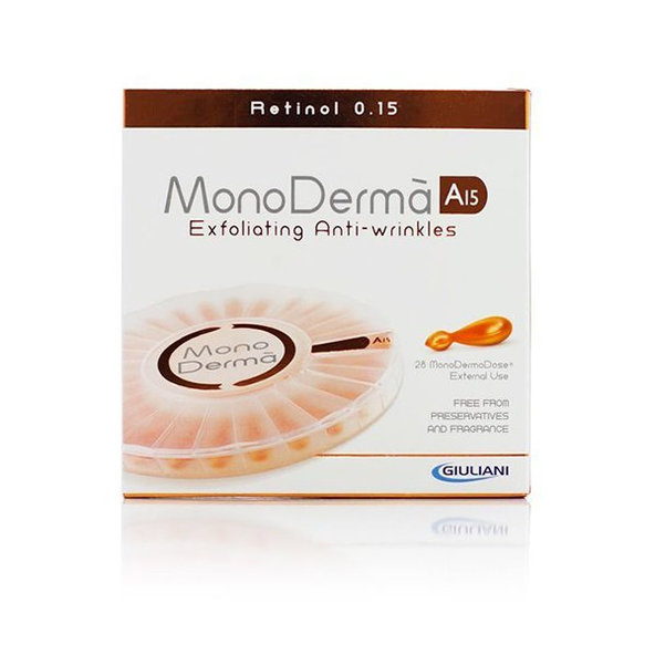Monoderma A15 čistý 0,15% vitamín A na pleť 28+28ks