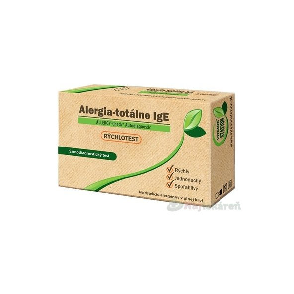 VITAMIN STATION Rýchlotest Alergia-totálne IgE samodiagnostický test z krvi, 1set