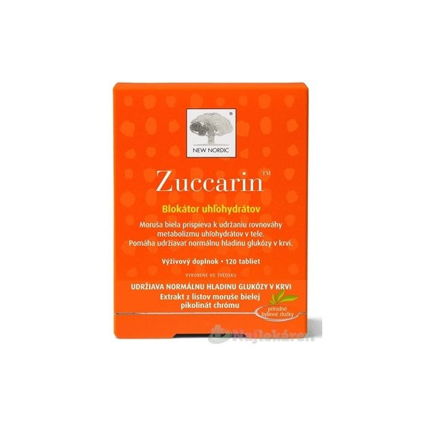 NEW NORDIC ZUCCARIN na chudnutie 120tbl