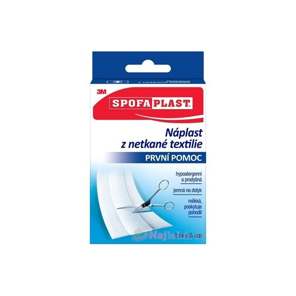 3M SPOFAPLAST č.854 Náplasť z netkanej textílie 6cmx1m 1ks