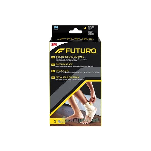 3M FUTURO Stabilizačná bandáž na členok veľkosť M, stredná opora 1ks