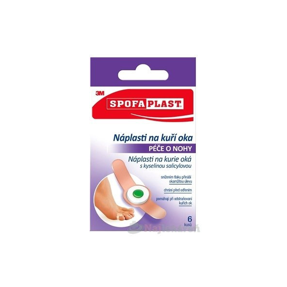 3M SPOFAPLAST č.183 Náplasť na kurie oká 6ks