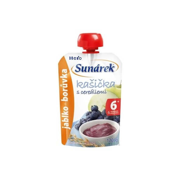 Sunárek Ovocná kašička s cereáliami