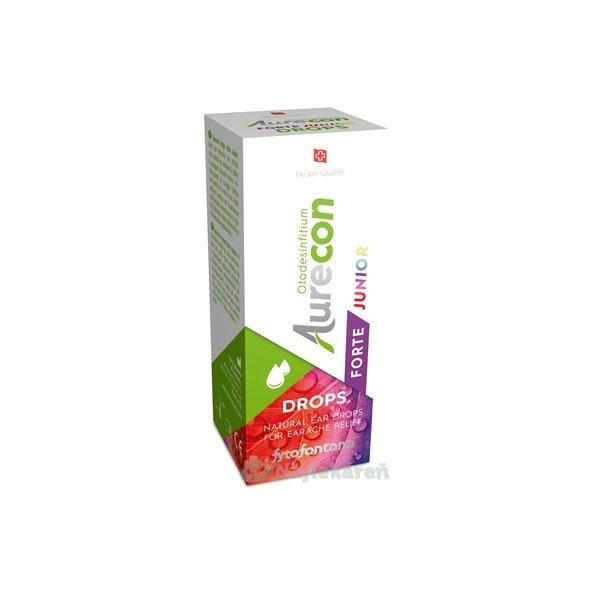 Fytofontana Aurecon drops forte Junior ušné kvapky pre deti 10ml