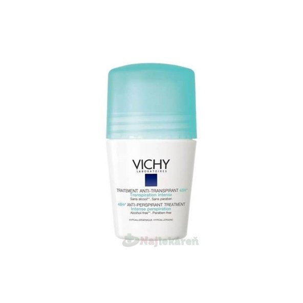 VICHY DEO Roll-on proti nadmernému poteniu 48h 50ml